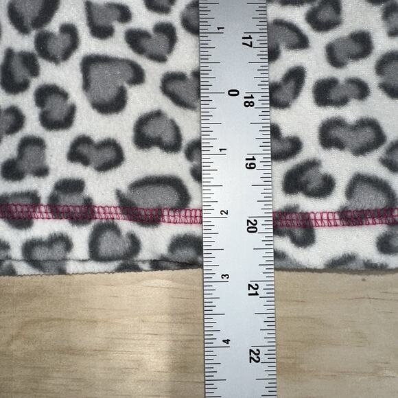 Danskin Now Leopard Print ¼‑Zip Girls Fleece Pullover XL - Picture 8 of 8